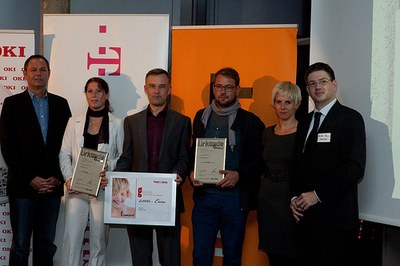 SNOGG.ME gewinnt 2. Platz beim eAward (Foto Milena Krobath)